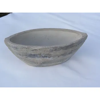 Obal na květináč loďka s patinou