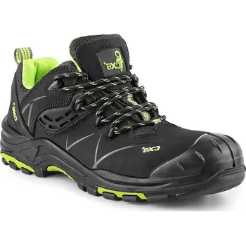 Pracovní obuv CANIS CXS Obuv Universe Cluster S3 polobotka černá/zelená - 40