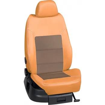 Potah sedadla Autopotahy Seat TOLEDO / od r.1999->, 4-dveře, KOŽENKA > OR 0416 (OR 0416 / Hnědý koženkový bok)