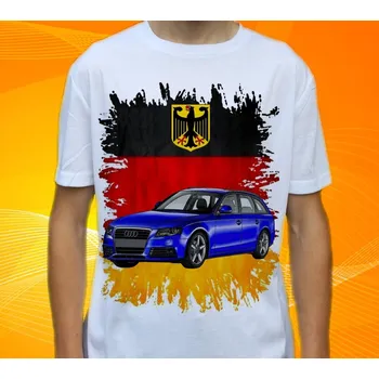 Pánské tričko tričko Audi A4 avant 3XL (tričko s autem , auto moto , veterán , sportovní , závodní a retro auta)