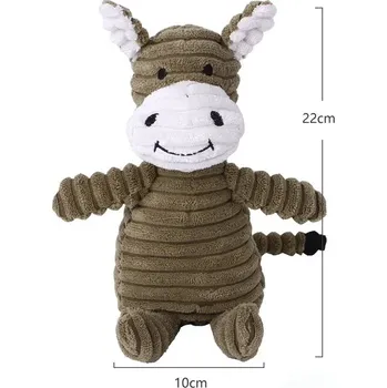 Hračka pro psa Plyšová hračka pro psy se zvukem - Osel B