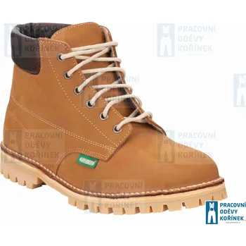 Pánské polobotky Flexiko Obuv FARMÁŘKY 092050 kotníková písková - 40