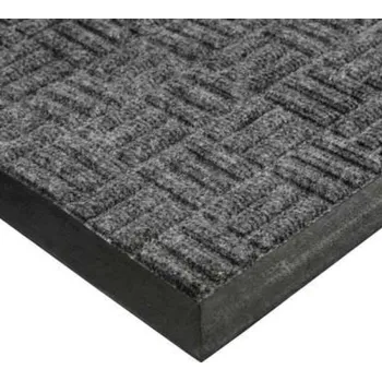 Textilní rohož RIB 90x150cm šedá