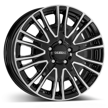Alu kolo Alu disk DEZENT KE dark 6.5x16, 5x160, 65.1, ET60 Black/polished