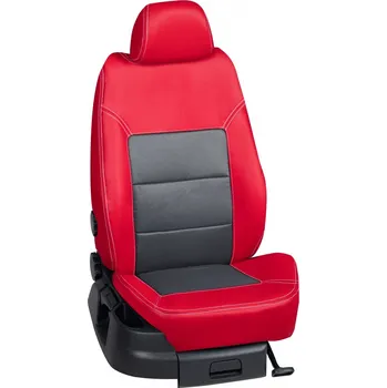 Potah sedadla Autopotahy Citröen C5 / od r.2008-> , 4/5 dveří, Tourer, Dynamic, Exclusiv, Tendance, KOŽENKA > OR 0037 (OR 0037 / Červený koženkový bok)