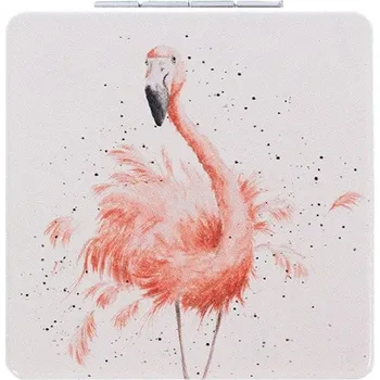 Wrendale Designs Kapesní zrcátko Wrendale Designs "Pretty in Pink" - Plameňák