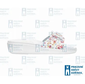 Pánské sandále Obuv Fussbett FIORATO jednopáskový květinový dámský hladký pantofel - 39