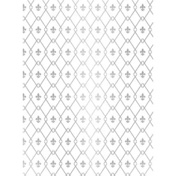 Nášivka Cadence Transferový obrázek na textil Cadence, A3 - Stříbrné lilie