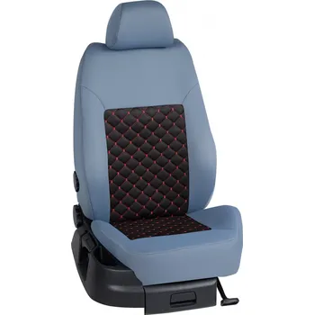 Potah sedadla Autopotahy Citröen C3 PICASSO / od r.2009-> , SX, Cestování, STANDARD > KS002 (KS002 / Světle modrý bok)