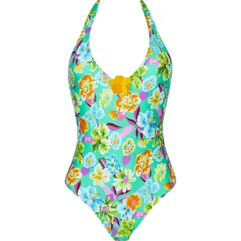 Dámské plavky Plavky jednodílné ANTIGEL (EBB9270-14), Barva zelená, Velikost 70B