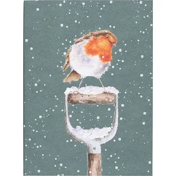 Zápisník Wrendale Designs Zápisník Wrendale Designs "A Little Red Robin", A6, 48 l., linkovaný - Červenka