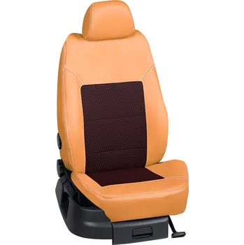 Potah sedadla Autopotahy Škoda KAROG / od r.2018->, 5 dveří, KOŽENKA > OR 0317 (OR 0317 / Hnědý koženkový bok)