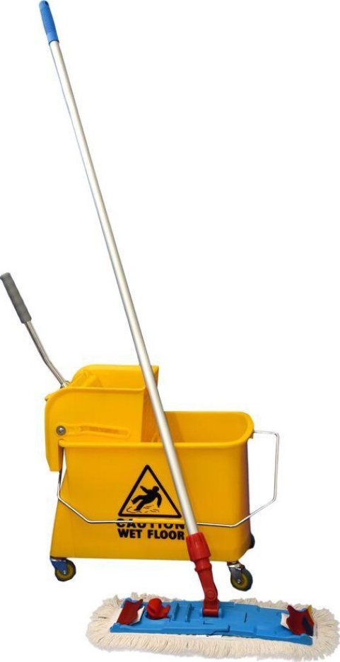 Úklidový plastový vozík malý MOP SET