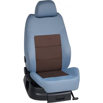 Potah sedadla Autopotahy Seat TOLEDO / od r.2012->, 5 dveří, KOMFORT > OR 0401 (OR 0401 / Světle modrý bok)