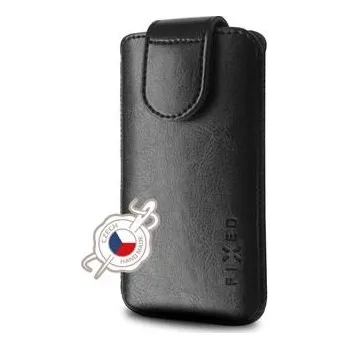 Pouzdro FIXED Sarif se zavíráním, PU kůže, velikost 4XL+, černé