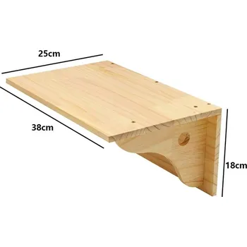 Kočičí lezecké komponenty z masivního dřeva - nástupiště 03