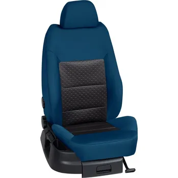 Potah sedadla Autopotahy Opel COMBO / od r.2018->, 3 Místa (3 dveře), STANDARD > K0012 (K0012 / Modrý bok)