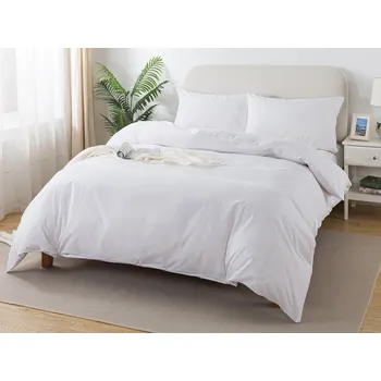 Povlečení XPOSE® Bavlněné Renforcé povlečení EVITA na dvě lůžka - bílé 140x200 cm, 70x90 cm, Bavlna RENFORCÉ + Prodloužená možnost vrácení zboží do 50 dnů