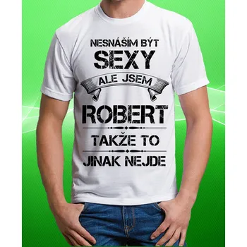 Pánské tričko tričko se jménem ROBERT 128