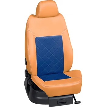 Potah sedadla Autopotahy Renault MIDLUM / od r.2002->, 2 místa, KOŽENKA > K0010 (K0010 / Hnědý koženkový bok)