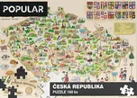 Popular Puzzle Mapa České republiky 160d