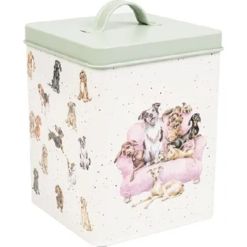 Dóza na potraviny Wrendale Designs Plechová dóza na pamlsky Wrendale Designs - Pejsci