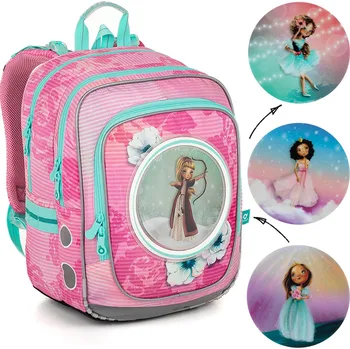 Školní batoh Lehoučký batoh s princeznami Topgal ENDY 23005