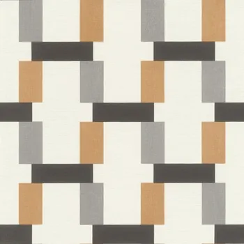 Tapeta Vliesová tapeta geometrická - béžová, černá, šedá 868814 / Tapety na zeď Symphony (0,53 x 10,05 m) Rasch