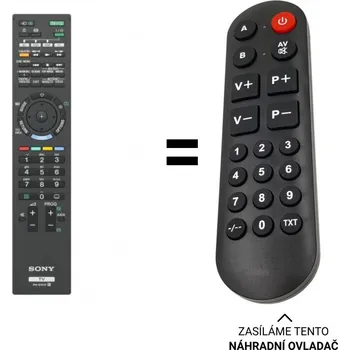 Dálkový ovladač Sony RM-ED031 náhradní dálkový ovladač pro seniory