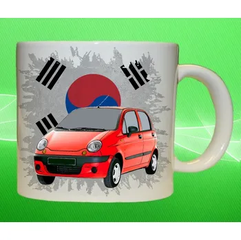 hrnek s Daewoo Matiz II 550 ml (hrneček s osobním autem )