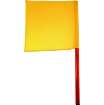 Vlajka Polanik Žlutá vlajka ze syntetické tkaniny - lakovaná hliníková trubka OFY-60