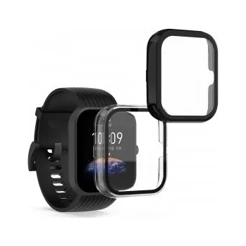 2x Pouzdro pro Huami Amazfit Bip 3 / Bip 3 Pro - černá, průhledná
