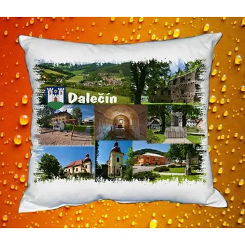 Polštář Polštář s městem Dalečín