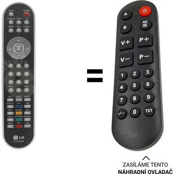 Dálkový ovladač LG - 6710T00003E náhradní dálkový ovladač pro seniory pro monitory