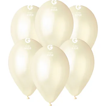 Balónek Svet balonku Balónek metalický slonová kost 26 cm 100 ks