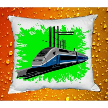 Dekorativní polštářek Polštářek s lokomotivou č 07