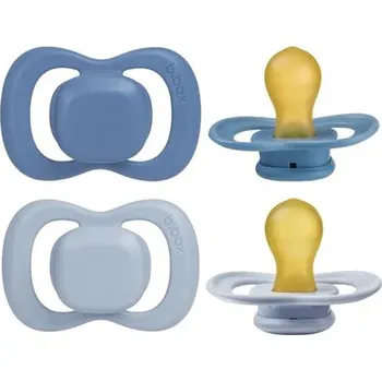 B.BOX dudlíky z přírodního kaučuku 6m+, 2ks Ocean/Sky