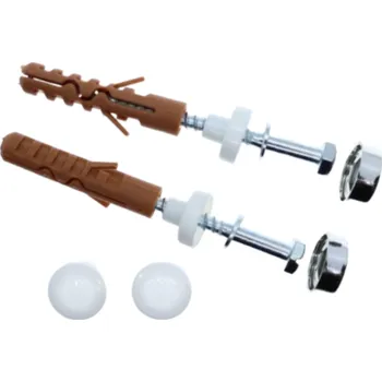 Souprava k upevnění WC ENPRO 6x70 mm H10 NY bílá chrom