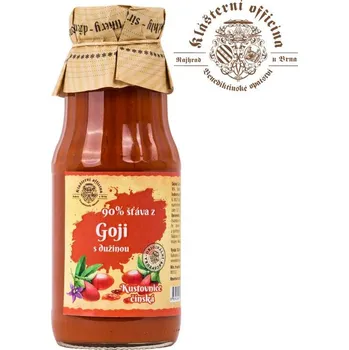 Klášterní officína 90% Šťáva z GOJI - KUSTOVNICE ČÍNSKÉ s dužinou 300 g