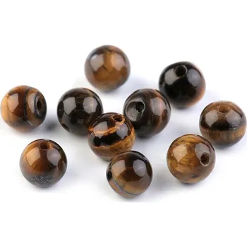 Korálek Tygří oko, minerální korálky Ø6 mm