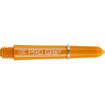 Příslušenství pro šipky Násadky na šipky TARGET Pro Grip krátké 34mm, oranžové, 9 ks