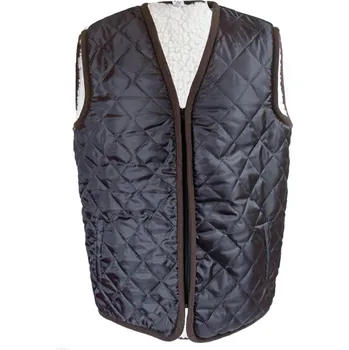 Pánská vesta Vlněná prošívaná vesta z merino vlny pro dospělé Velikost: 3XL