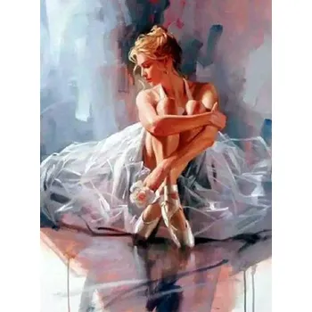 Diamantové malování Huacan Diamantové malování - Baletka