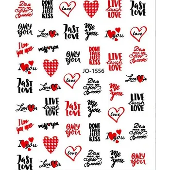 samolepka Samolepky na nehty - Valentýn JO-1556