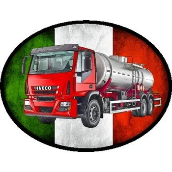Nášivka nášivka IVECO tector 240e28 Ovál (nášivky tahače a nákladní auta)