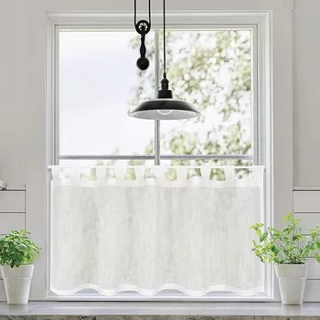 Záclona GERSTER NATURE Gerster hotová záclona BÍLÁ 50 x 150 cm