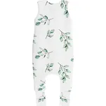 Celoroční spací pytel s nohavicemi Sleepee Eukalyptus/Černé tečky M