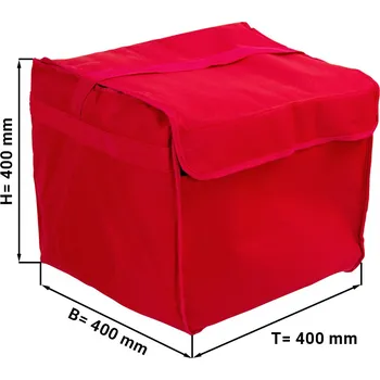 Pec na pizzu G.Gastro Taška na pizzu / Izolační taška - červená