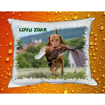 Dekorativní polštářek Polštářek pro myslivce č. 70 (MYSLIVECKÝ POLŠTÁŘ)