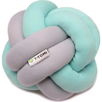 T-TOMI Pletený míček Green + Grey